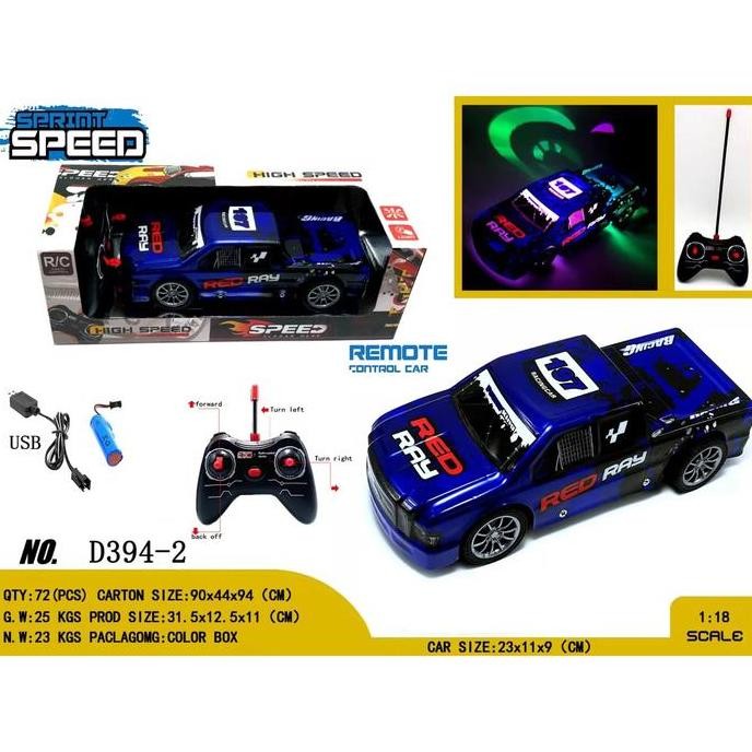 Miliki 8T 383 Rc Pickup Truck Mainan Anak Rc 4Wd Colorful Skala 1:18 Mainan Anak Rc Speed
