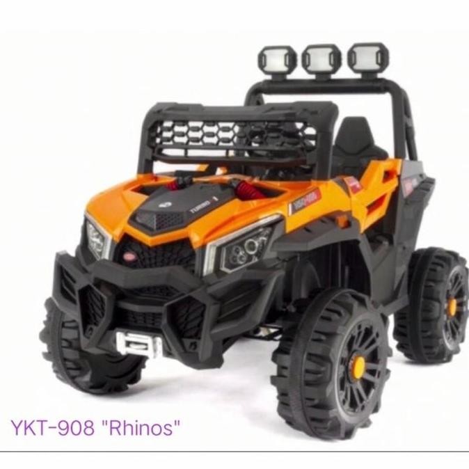Spesial Mobil Aki Anak Jeep Offroad Yukita 908 Rhinos