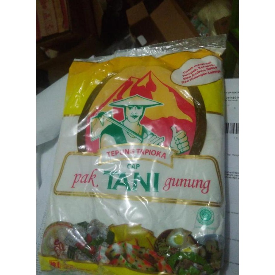 

Terlaris Tepung Sagu+Tepung Tapioka Pak Tani Gunung 500Gr+Kanji Berkwalitas