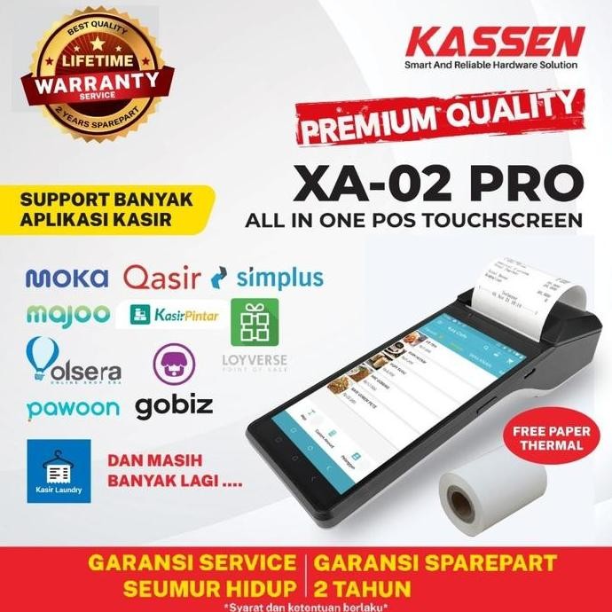 

NEW POS ANDROID KASSEN XA 02 PRO WIFI NFC 4G