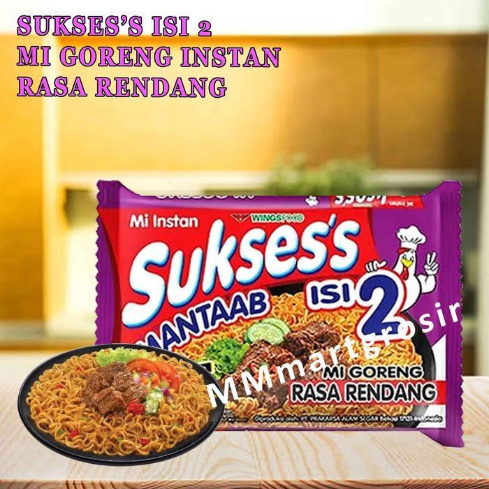 

Mie Sukses Isi 2/ Mi Goreng Instan/ Mi Rasa Rendang/ 132G