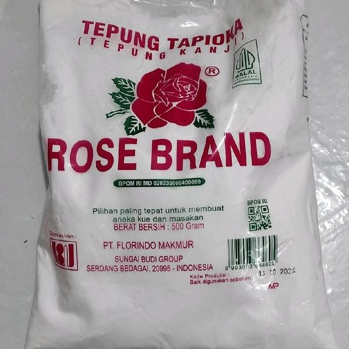 

Terlaris Tepung Tapioka Kanji Rose Brand 500Gr