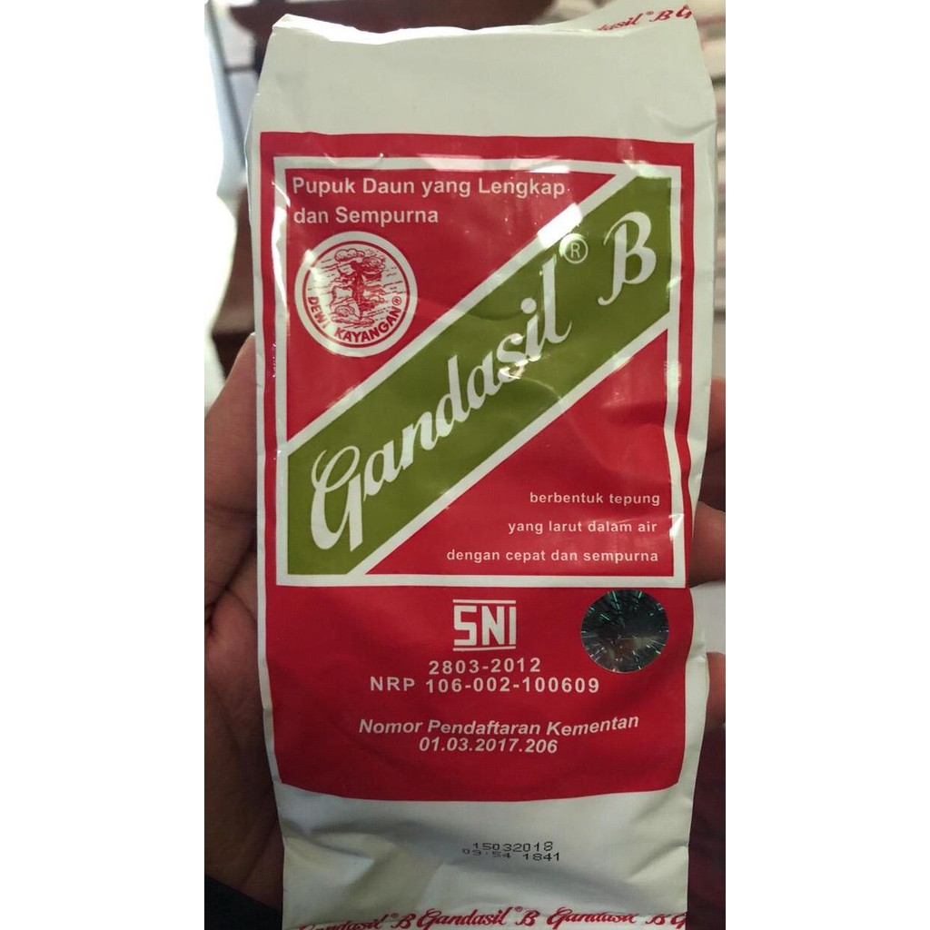 

Terlaris Pupuk Bunga Organik Lengkap - Gandasil B - 500Gram