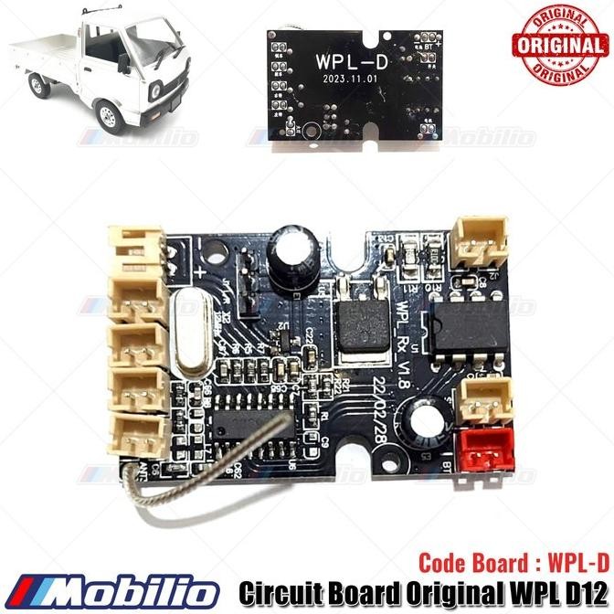 Miliki Original Part - Circuit Board Original Rc Wpl D12 Full Propo