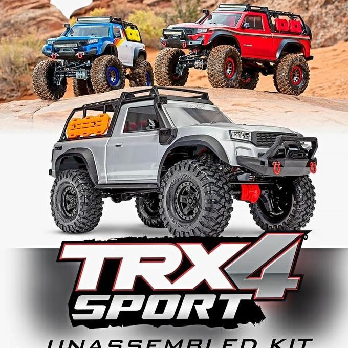 Miliki Traxxas Trx-4 Sport Kit Scale Rock Crawler Unassembled Kit #820104