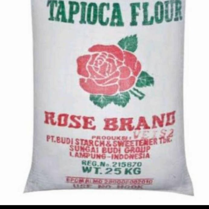 

Terlaris Tepung Tapioka/Kanji/Tapioka Flour Rose Brand Repack 1Kg