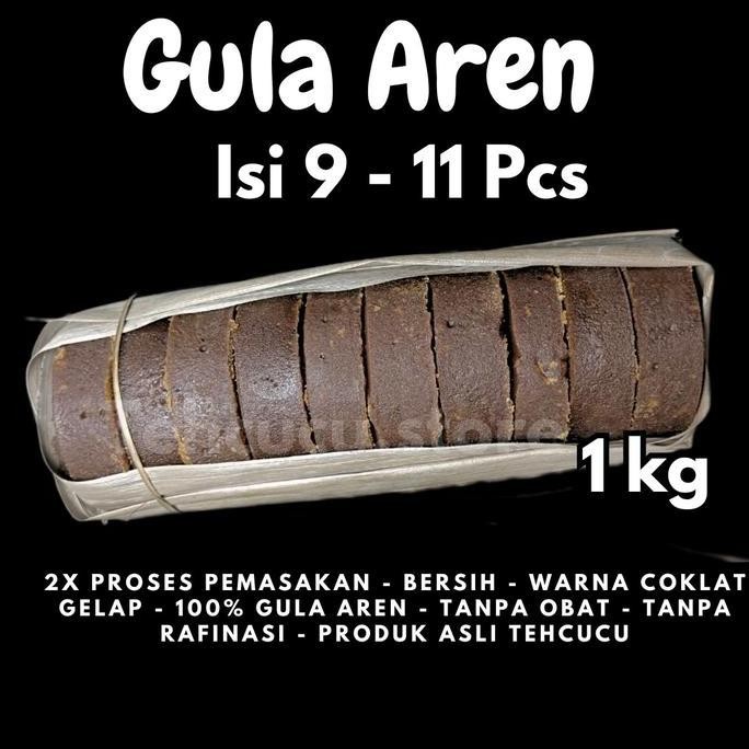 

Gula Aren Asli 1kg isi 9-11 Pcs