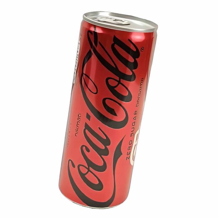 

Coca Cola/Zero Sugar/Reycle Me/Kemasan Kaleng /Bebas Gula /250 Ml
