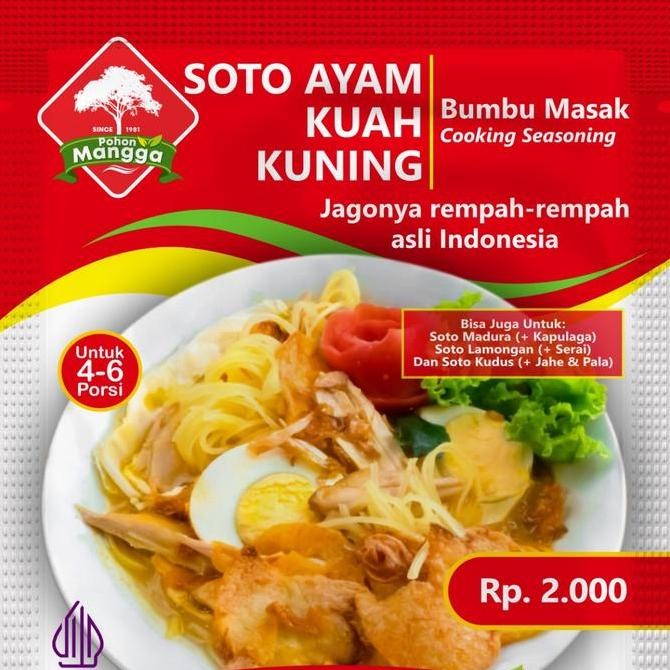 

BUMBU MASAK MIX ALL ITEM (20pcs) Cap Pohon Mangga Ayam Masakan Merah Soto Gulai Kambing