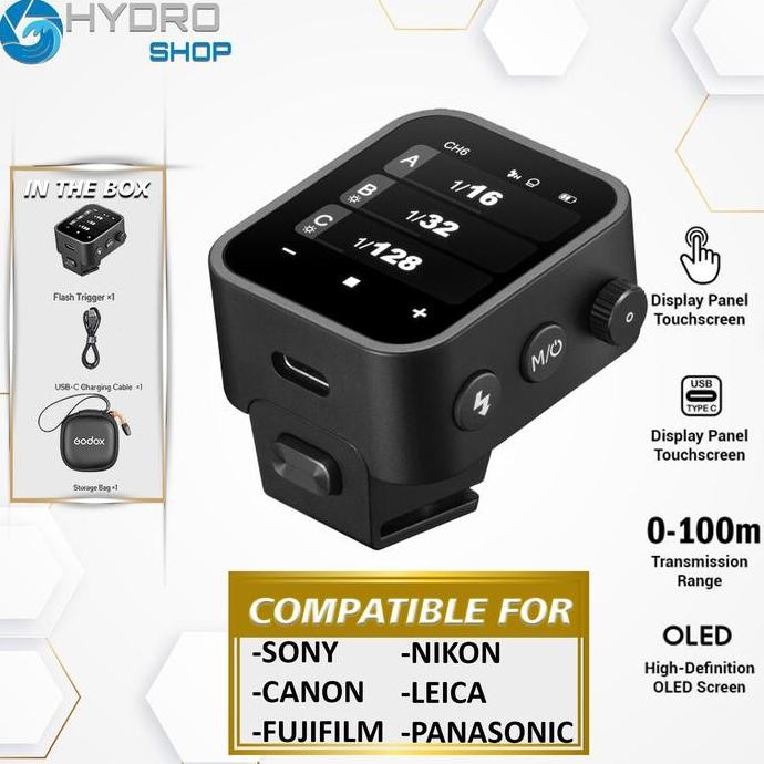 Godox X3 Touchscreen Ttl Wireless Flash Trigger / Godox X3S / Godox X3F / Godox X3C / Godox X3N / Go