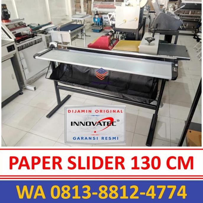 

Alat Potong Kertas Geser Rotary Paper Slider Trimmer 130 Cm INNOVATEC