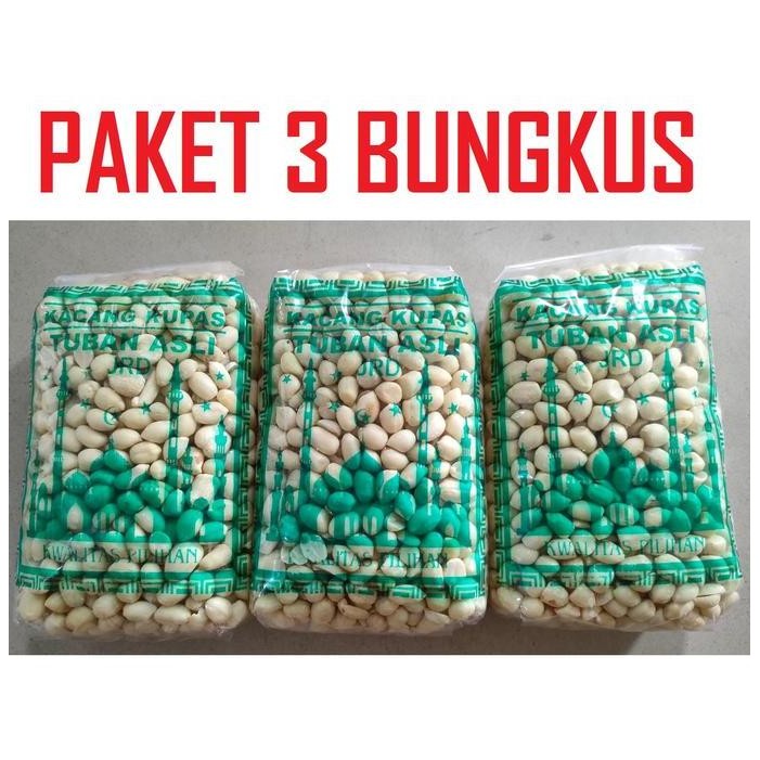 

3 BUNGKUS KACANG TUBAN ASLI 350 GRAM KUALITAS SUPER
