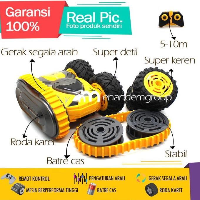 Diskon Mainan Mobil Remot Kontrol Rc Offroad Climbing Tank Ganti Roda