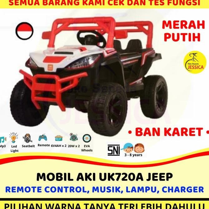 Miliki Mobil Aki Remote Control Jeep Unikid Uk720 Uk 720 Bisa Ayun