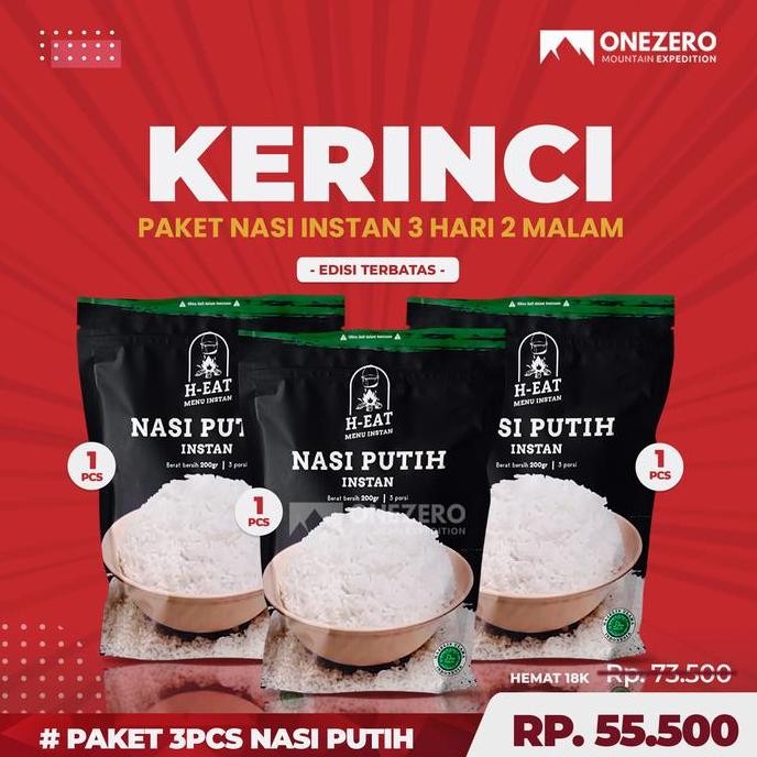 

SURVIVAL & BUSHCRAFT FOOD [TINGGAL SEDUH] MRE NASI INSTAN PREMIUM