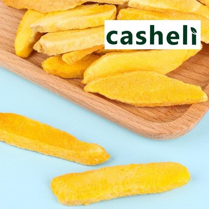 

casheli Mango Crispy Freeze-Dried Mango Camilan Snack Food Mangga Crispy Kering Manis snacks jajan viral Cemilan Keripik