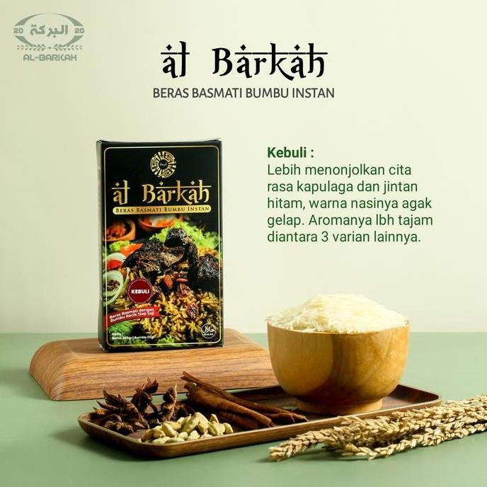 

Beras basmati dan bumbu instan kebuli biryani mandhi kabsah AL BARKAH