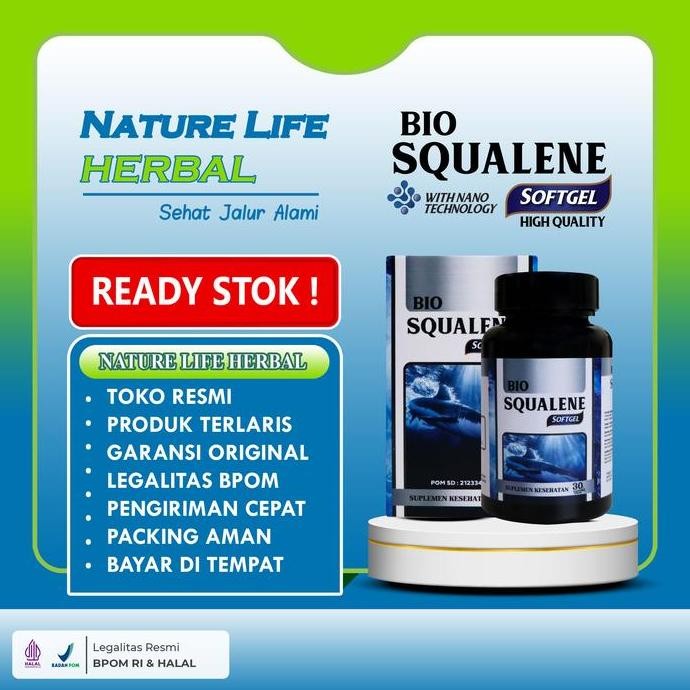 

Terlaris Suplemen Omega 3 Vitamin Fish Oil Bio Squalene Ekstrak Minyak Hati Ikan Hiu Bpom & Halal Mui Untuk Menjaga Kesehatan Tubuh Imunitas