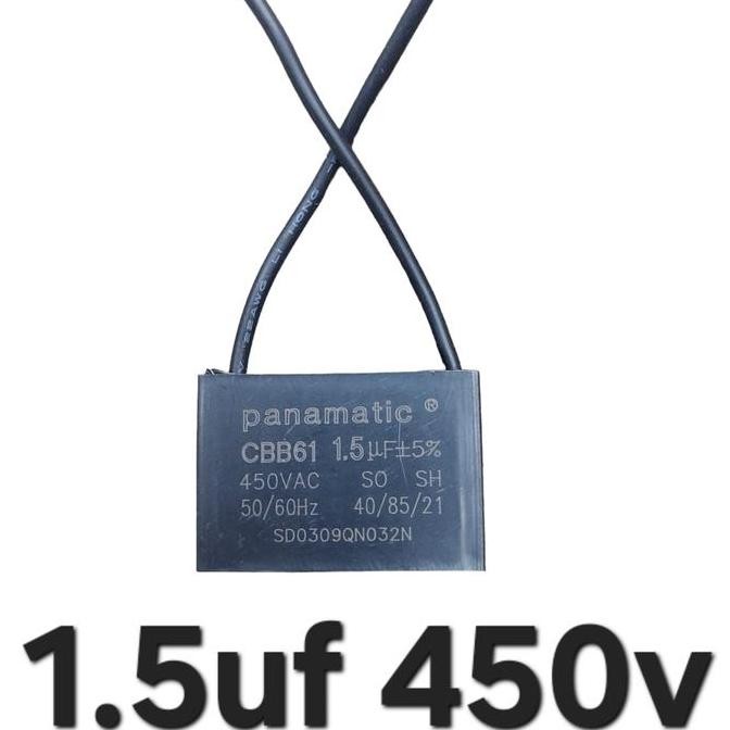 Murah (2) 1.5uf 1,5uf 1.5 uf 400v 450v 400 v volt kapasitor kipas angin hexos tojil4 Ayo Beli