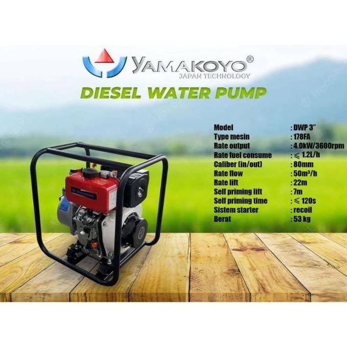 mesin pompa air solar 3 inch