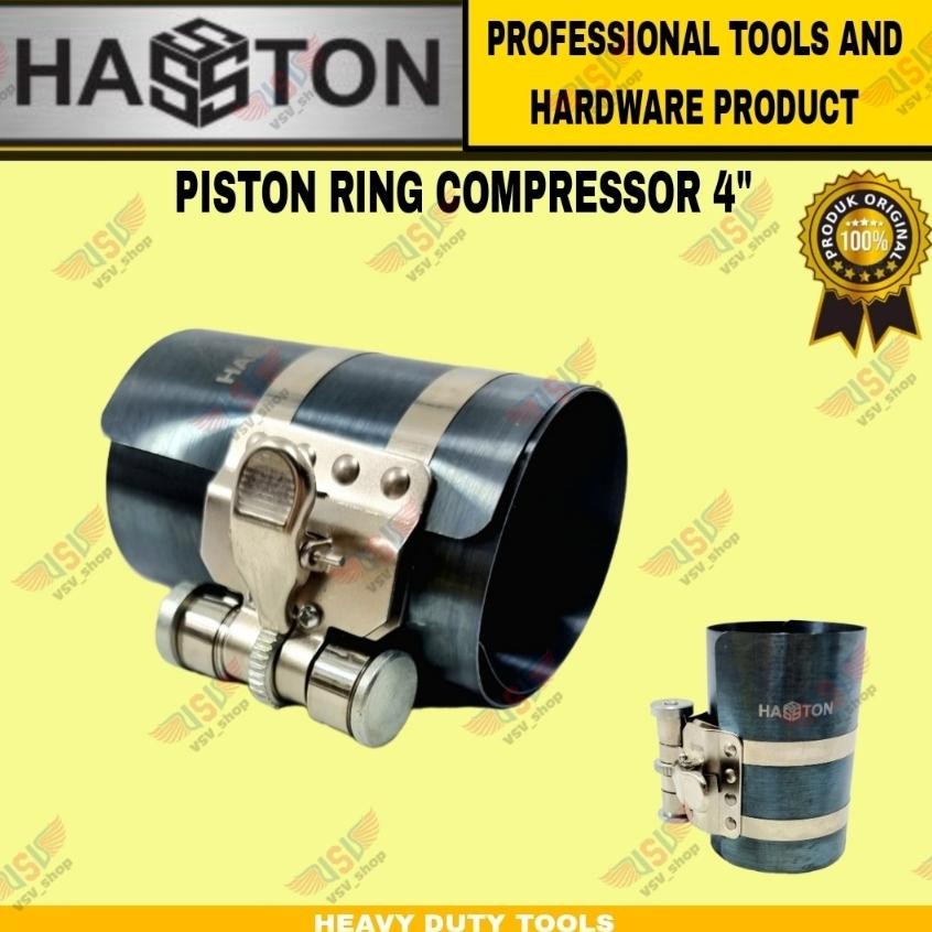 PJ HASSTON Piston Ring Compressor Kompresor 4inchi Kunci Piston 53-175mm 2840-021