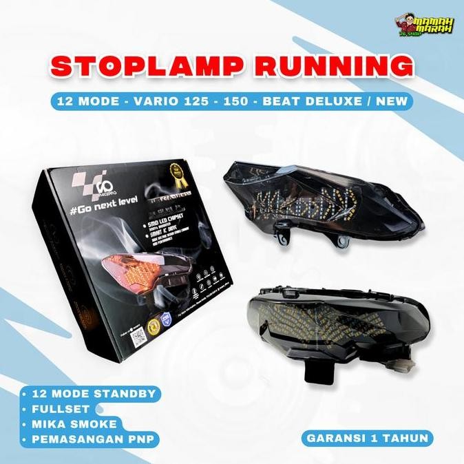 STOPLAMP RUNNING LED NEW BEAT DELUXE BEAT NEW STOPLAMP LAMPU BELAKANG BEAT Motorcycle