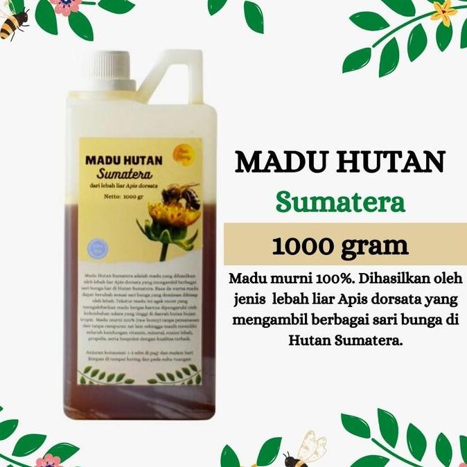

Madu Hutan Asli Murni Raw Honey 1000 Gram