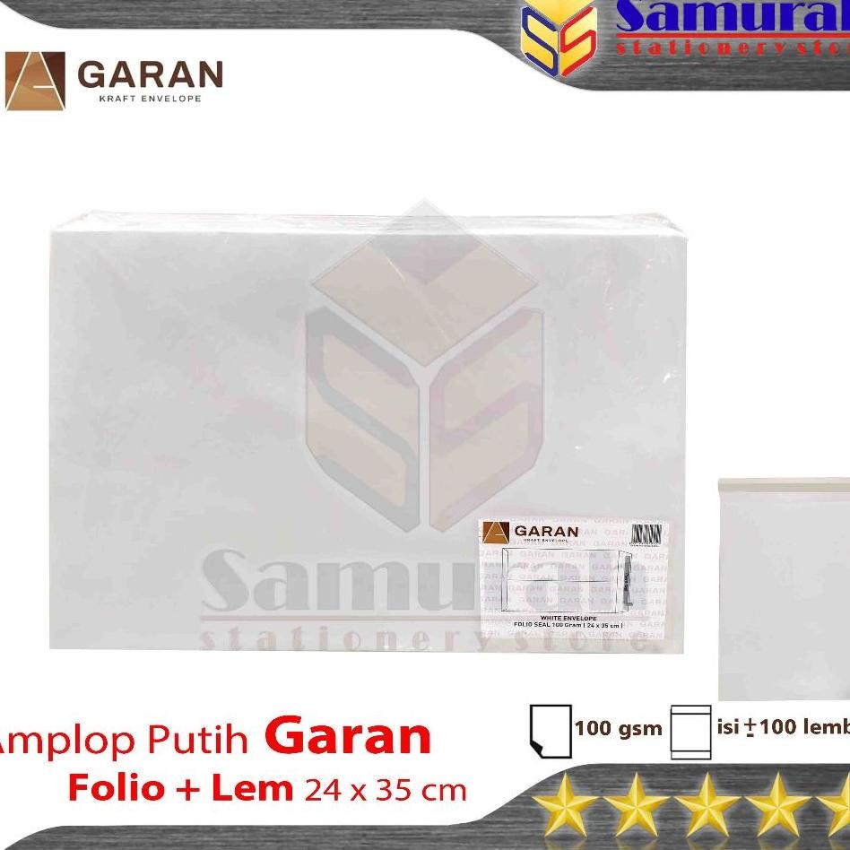 

Amplop Erta Putih Garan Uuran Folio 24 35 Cm 1 Pa Tebal 100 Gm Amplop Bera Doumen Hv F4 100 Gram 2435