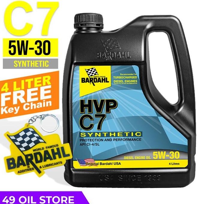 Bardahl Hvp C7 5W-30 Synthetic Terbaru