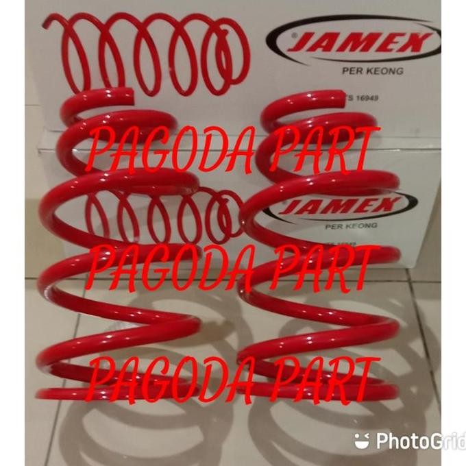 New PER CEPER LOWERING SPRING JAMEX TOYOTA INNOVA OLD / REBORN DIESEL 2PCS