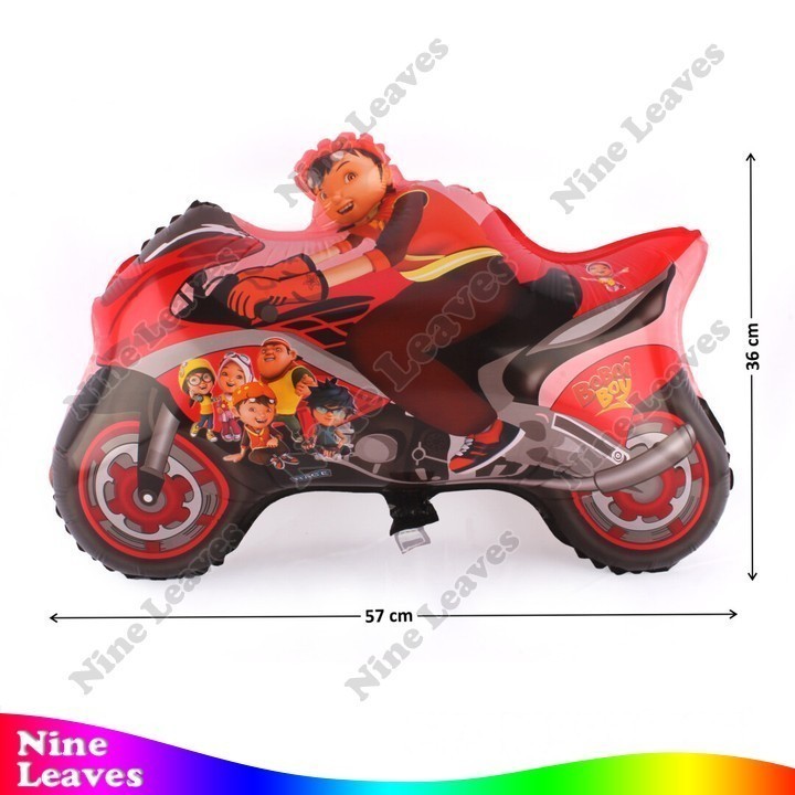[Grosir 50 Pcs] Balon Gas Sepeda Motor Boboiboy 50 Pcs Plastik