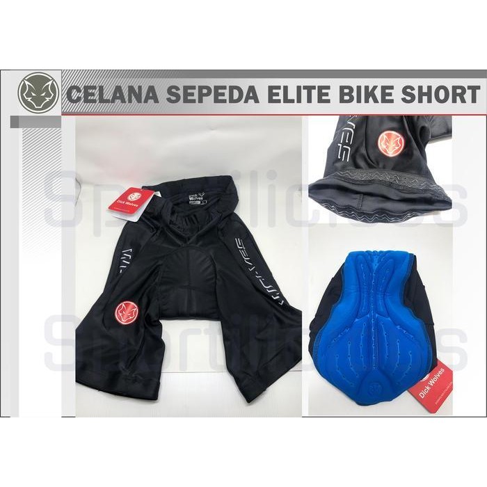 Celana Sepeda Elite Bike Short Dick Wolves Pendek