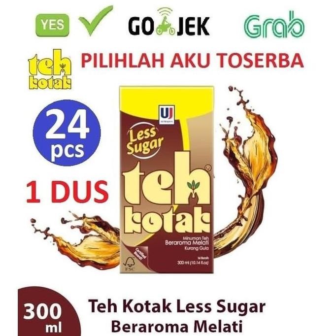 

TEH KOTAK ULTRA JASMINE LESS SUGAR 300 ml ( HARGA 1 DUS ISI 24 PCS )