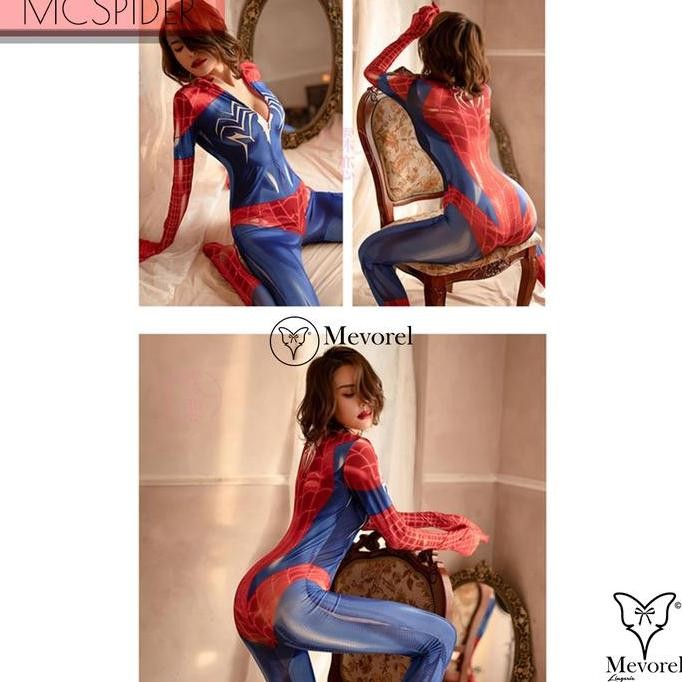 || NOTIN / Sexy Lingerie Cosplay Kostum Spiderman Bodysuit Big Size ||~~~