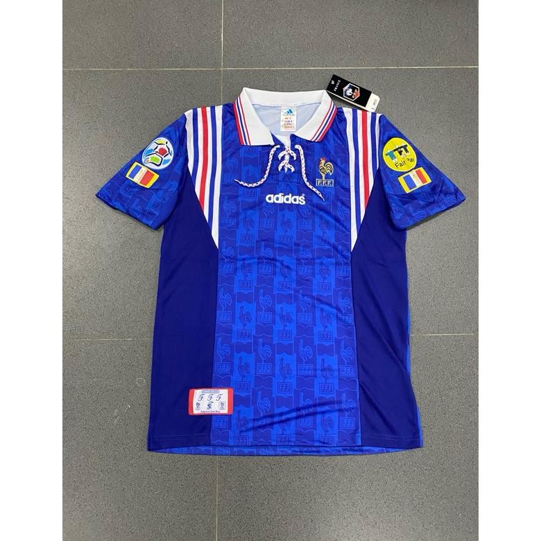 Retro | Jersey Retro Prancis Home Tali 1996 Grade Ori