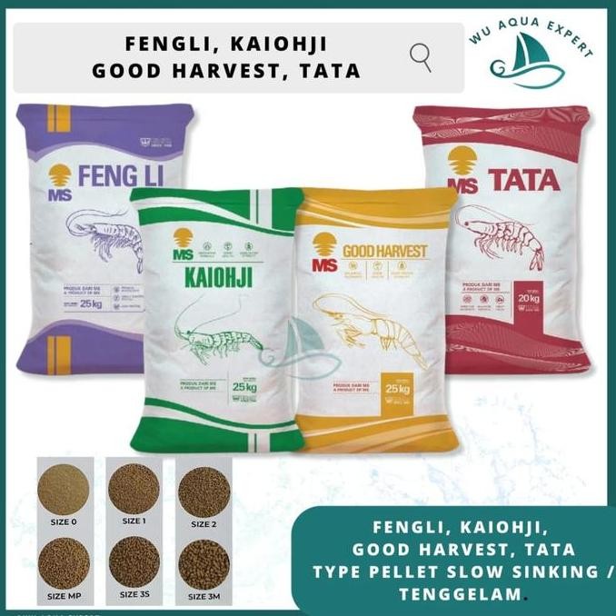 Sale Gosend Fengli 0 1 2 Mp 3S 3M Pelet Pakan Udang 1 Sak 25 Kg Feng Li Lob