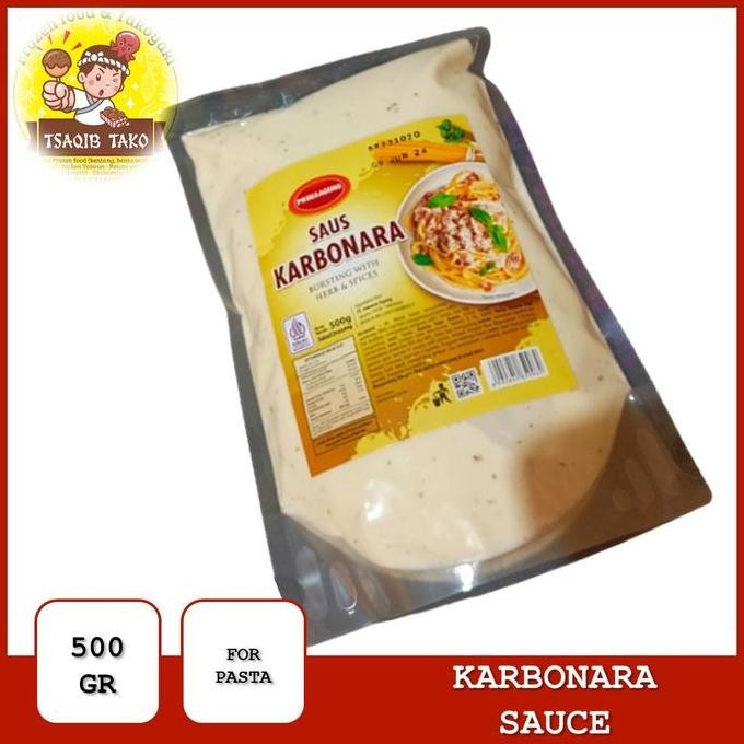 

promo prima agung saus spaghetti pasta karbonara carbonara sauce terlaris