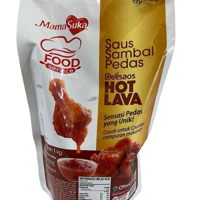 

saus hot lava 1kg terlaris