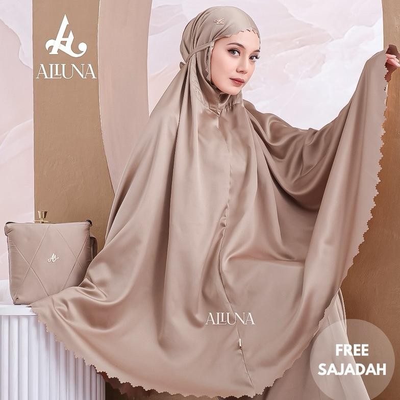 ALLUNA - Mukena Dewasa Daily Alluna Lasercut Nalla