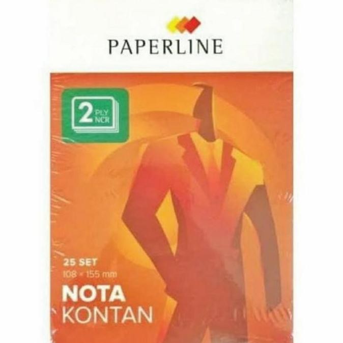 

produk baru!! buku nota kontan/ bon besar 2 ply 2 rangkap paperline per pack 10 buku