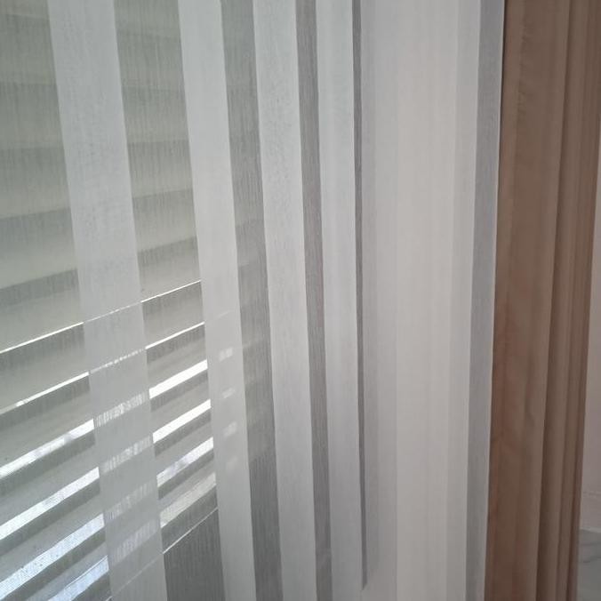 Baru Vitrase Gorden Polos/Puring Gorden Minimalis/Daleman Gorden