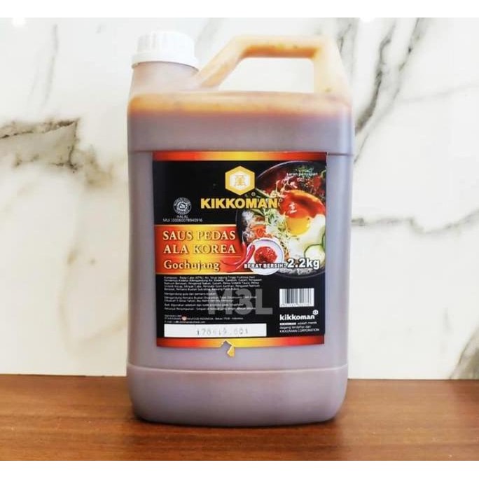 

PROMO KIKKOMAN GOCHUJANG SAUCE - SAMBEL PASTA JERIGEN 2L 2KG HALAL