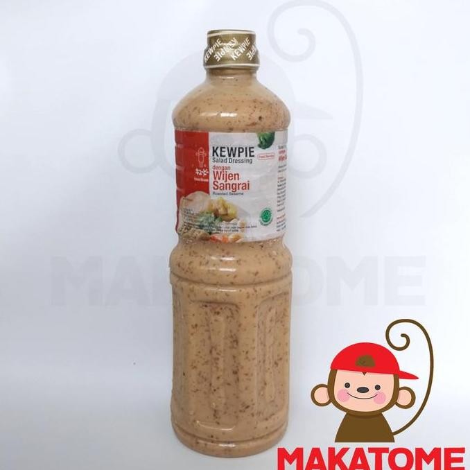 

kewpie salad dressing roasted sesame 1 lt 1l liter wijen sangrai saus terlaris
