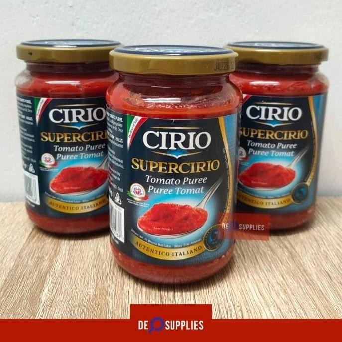 

Diskon! Cirio Tomato Puree 350Gr - Puree Tomat Halus Italy Saus Marinara Sauce - Standar