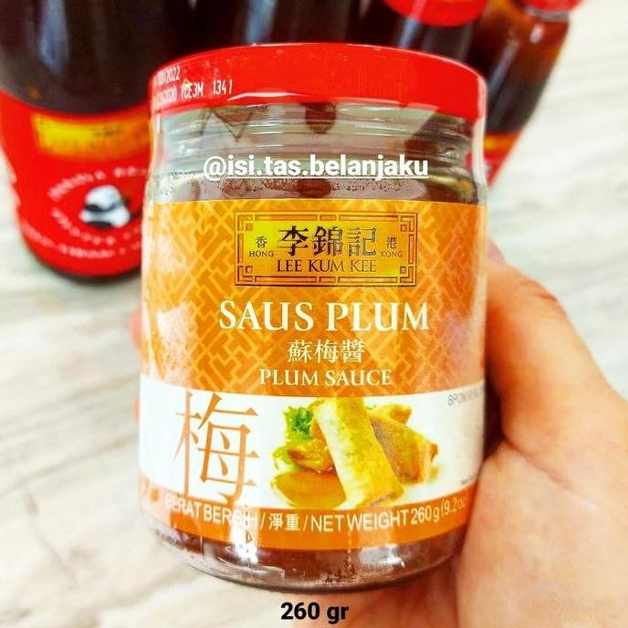 

PROMO PLUM SAUCE LEE KUM KEE 260 GRAM / LEE KUM KEE SAUS PLUM 260 GR