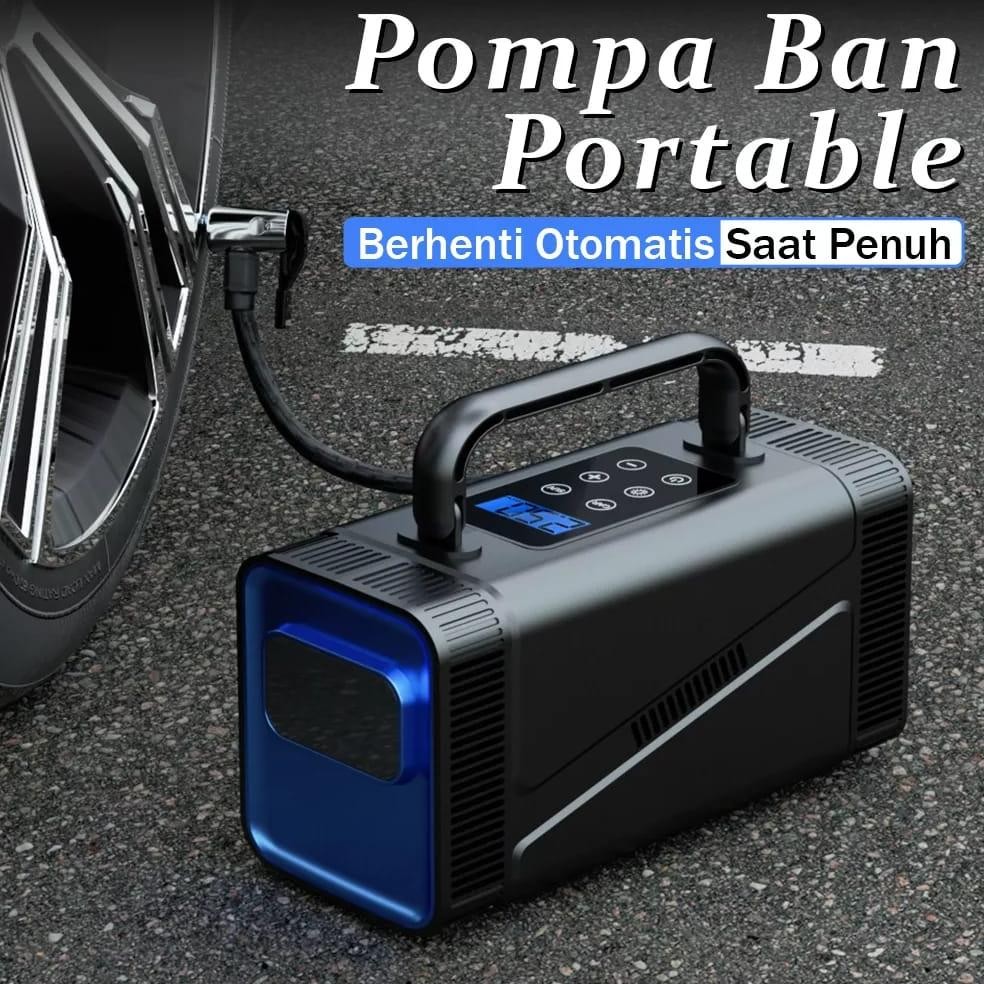 Pompa Ban Pompa angin mobil inflator pompa ban mobil elektrik pompa mobil portabel Car Air Pump ban 
