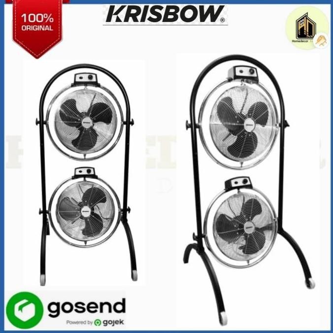 Sale Krisbow Kipas Angin Industrial Double Fan 40 Cm / Kipas Angin Besar