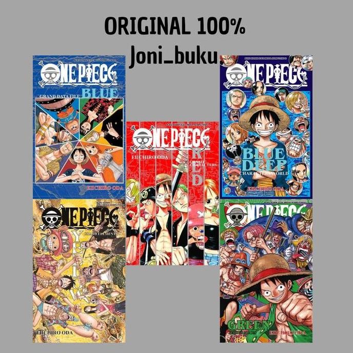 Terlaris Komik One Piece Red, Green, Blue, Yellow, Blue Deep by Eiichiro Oda SALE