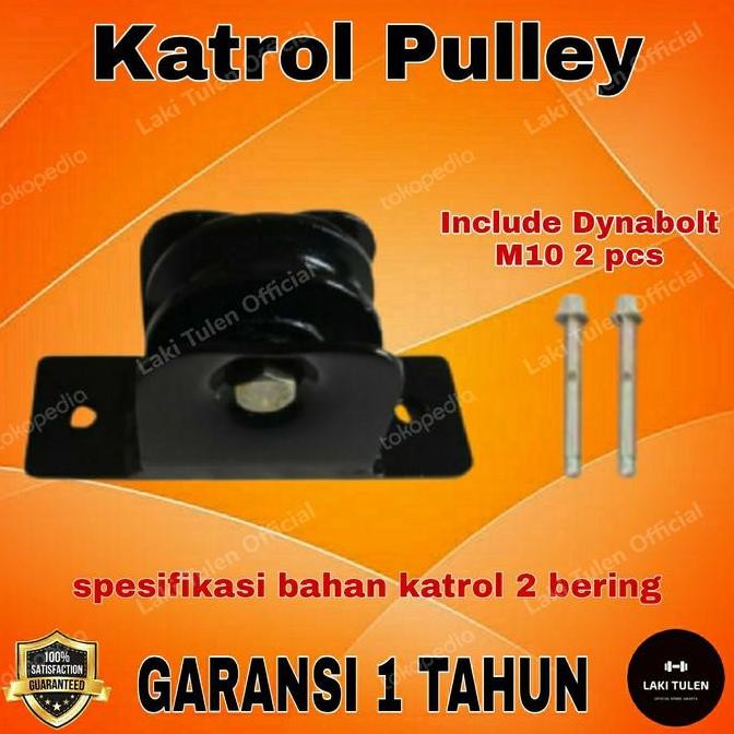 Roda Katrol Tunggal Pulldown Pulley Home Gym Premium