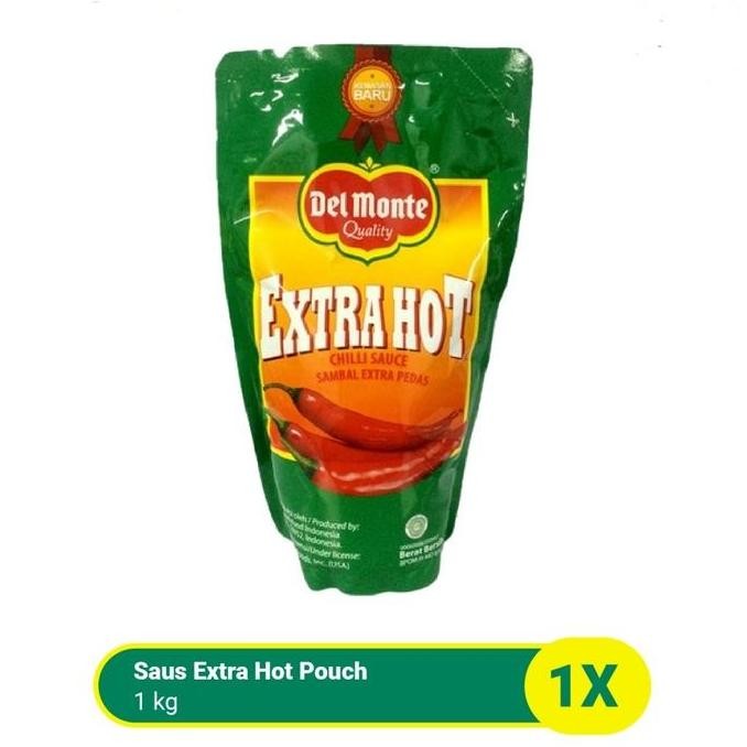 

Diskon! Saus Sambal Extra Hot Delmonte Pouch 1Kg Del Monte Chilli Sauce